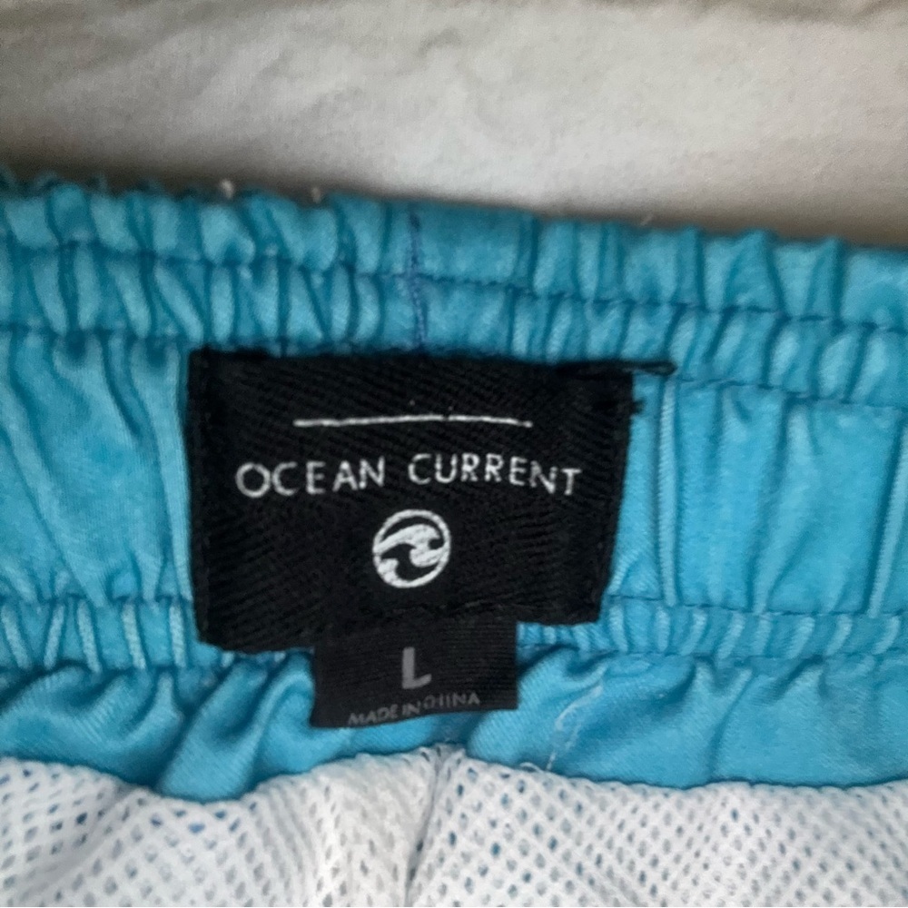 Ocean Current Aqua Swim Shorts - Picture 4 of 6
